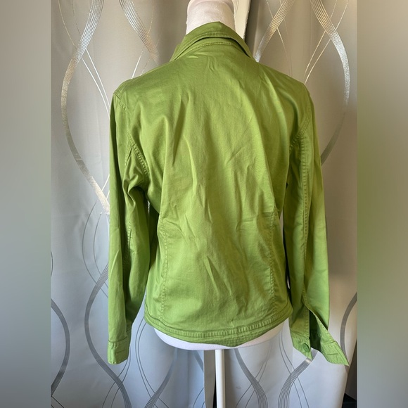 Coldwater Greek green jacket - Picture 5 of 7